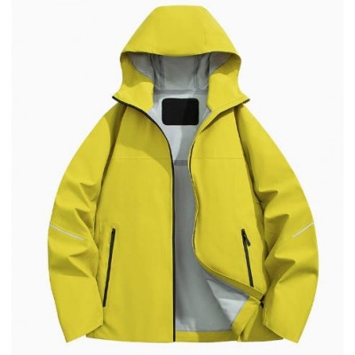 硬壳冲锋衣男女防风防水透气爬山露营徒步外套登山服印logo  1件
