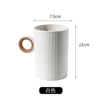 家用牙刷杯抗菌防霉高级感轻奢刷牙杯子漱口杯情侣酒店漱口杯透明 1个